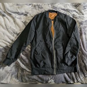 Gilbert Black Bomber Jacket